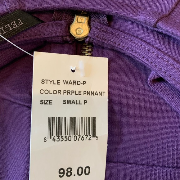 Felicity and Coco purple midi pencil dress with full back zipper - Picture 5 of 6